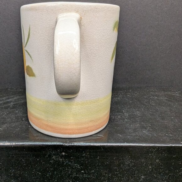 Vintage Harmony House Iron Stone 4264 Tangerine Pattern 8 Oz Creamer - Picture 5 of 8